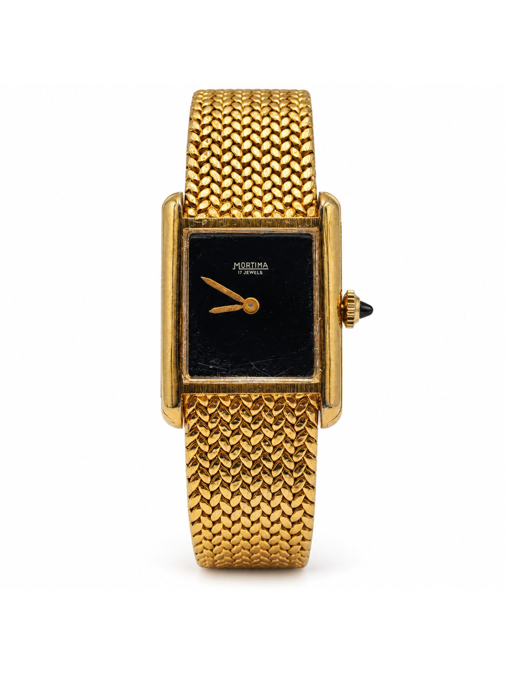 Mortima 17 Jewels Tank Watch 1970s